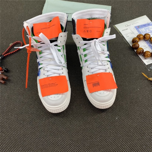 Cheap Off-White High Tops Shoes For Women #785548 Replica Wholesale [$115.00 USD] [ITEM#785548] on Replica Off-White High Tops Shoes