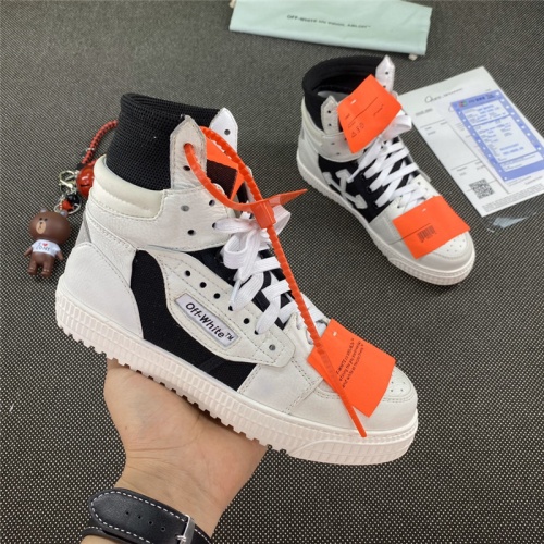 Cheap Off-White High Tops Shoes For Women #785551 Replica Wholesale [$115.00 USD] [ITEM#785551] on Replica Off-White High Tops Shoes
