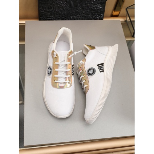 Cheap Versace Casual Shoes For Men #786354 Replica Wholesale [$76.00 USD] [ITEM#786354] on Replica Versace Casual Shoes