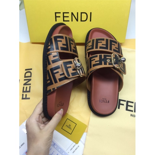 Cheap Fendi Slippers For Men #786546 Replica Wholesale [$65.00 USD] [ITEM#786546] on Replica Fendi Slippers