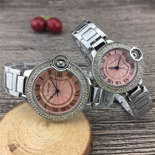 Cheap Cartier Couple Watches #787368 Replica Wholesale [$26.00 USD] [ITEM#787368] on Replica Cartier Watches