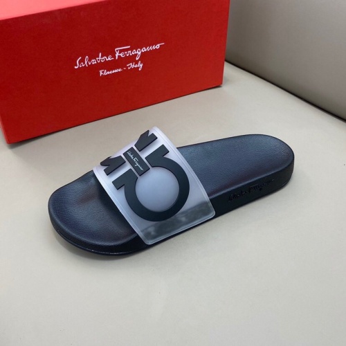 Cheap Salvatore Ferragamo Slippers For Men #790609 Replica Wholesale [$50.00 USD] [ITEM#790609] on Replica Salvatore Ferragamo Slippers
