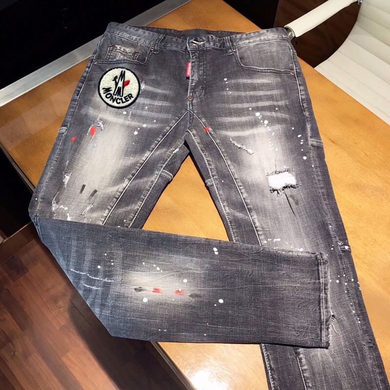 Cheap Moncler Jeans Trousers For Men #789303 Replica Wholesale [$46.56 ...