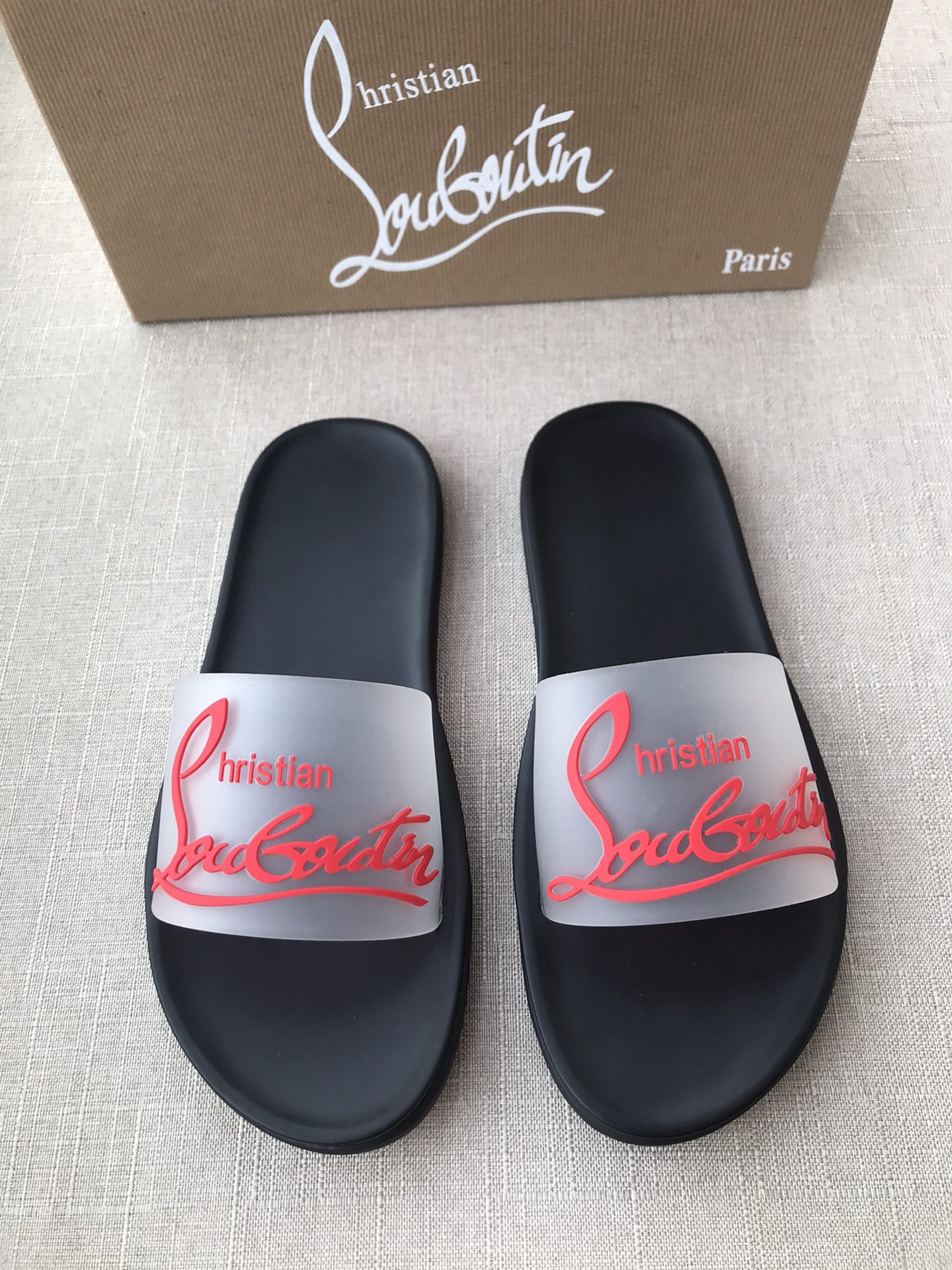 Cheap Christian Louboutin CL Slippers For Men #791248 Replica Wholesale ...