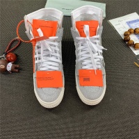 Cheap Off-White High Tops Shoes For Men #785545 Replica Wholesale [$118.00 USD] [ITEM#785545] on Replica Off-White High Tops Shoes