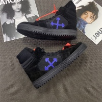 Cheap Off-White High Tops Shoes For Men #785554 Replica Wholesale [$118.00 USD] [ITEM#785554] on Replica Off-White High Tops Shoes
