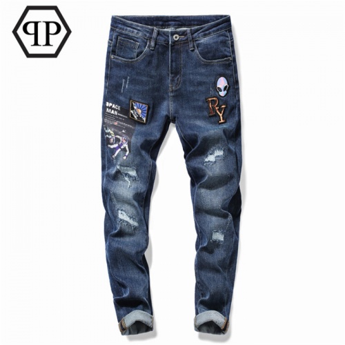Cheap Philipp Plein PP Jeans Trousers For Men #799040 Replica Wholesale ...