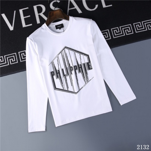 Cheap Philipp Plein PP T-Shirts Long Sleeved For Men #799656 Replica Wholesale [$34.00 USD] [ITEM#799656] on Replica Philipp Plein PP T-Shirts