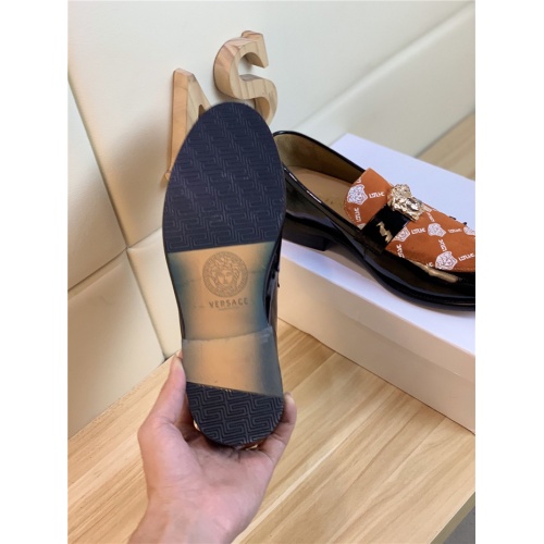 Cheap Versace Leather Shoes For Men #799994 Replica Wholesale [$89.00 USD] [ITEM#799994] on Replica Versace Leather Shoes