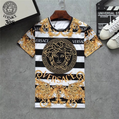 Cheap Versace T-Shirts Short Sleeved For Men #801103 Replica Wholesale [$27.00 USD] [ITEM#801103] on Replica Versace T-Shirts