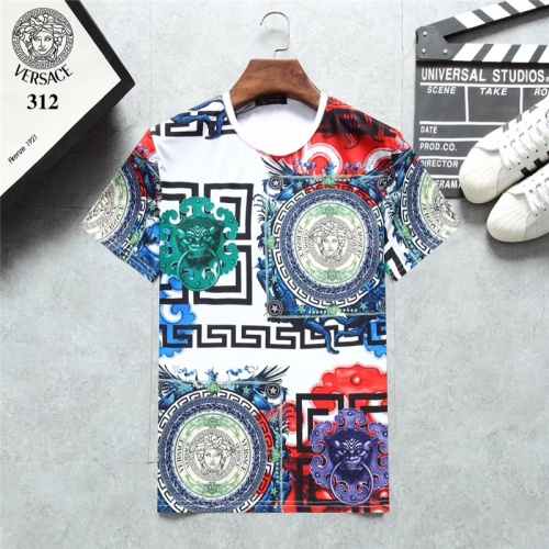 Cheap Versace T-Shirts Short Sleeved For Men #801124 Replica Wholesale [$25.00 USD] [ITEM#801124] on Replica Versace T-Shirts