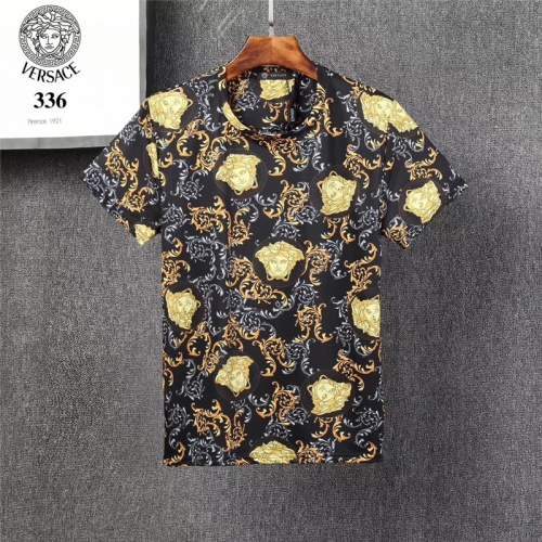 Cheap Versace T-Shirts Short Sleeved For Men #801474 Replica Wholesale [$25.00 USD] [ITEM#801474] on Replica Versace T-Shirts
