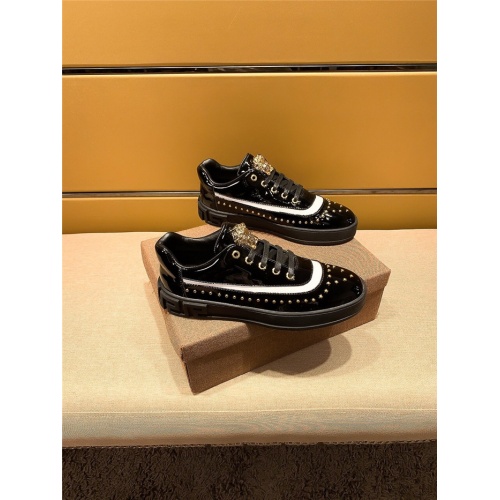 Cheap Versace Casual Shoes For Men #802758 Replica Wholesale [$72.00 USD] [ITEM#802758] on Replica Versace Casual Shoes