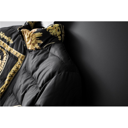 Cheap Versace Down Coat Long Sleeved For Men #804177 Replica Wholesale [$105.00 USD] [ITEM#804177] on Replica Versace Down Coat