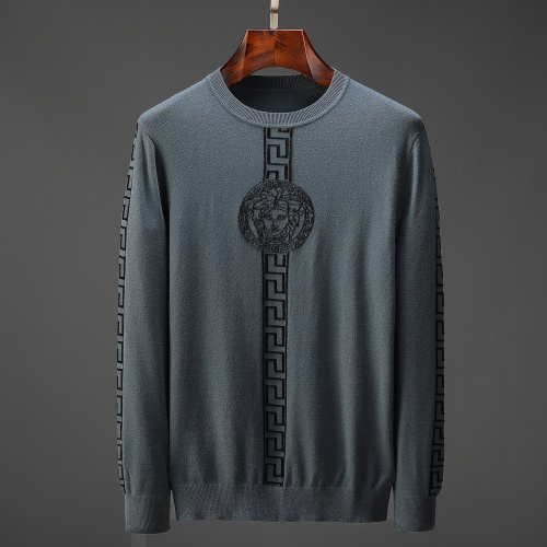 Cheap Versace Sweaters Long Sleeved For Men #805483 Replica Wholesale [$48.00 USD] [ITEM#805483] on Replica Versace Sweaters