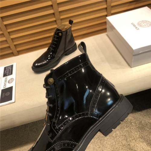 Cheap Versace Boots For Men #805687 Replica Wholesale [$115.00 USD] [ITEM#805687] on Replica Versace Boots