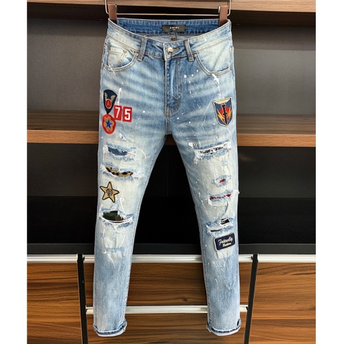 Cheap Amiri Jeans For Men #806717 Replica Wholesale [$60.00 USD] [ITEM#806717] on Replica Amiri Jeans