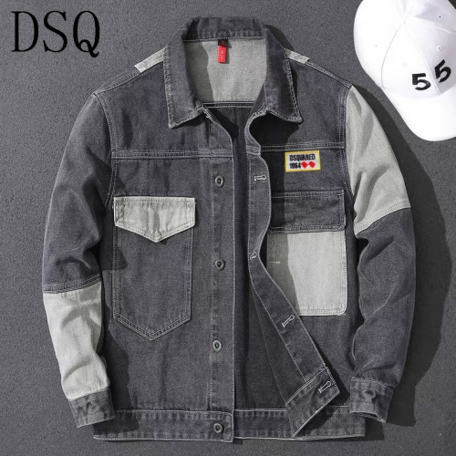 Cheap Dsquared Jackets Long Sleeved For Men #807072 Replica Wholesale [$60.00 USD] [ITEM#807072] on Replica Dsquared Jackets