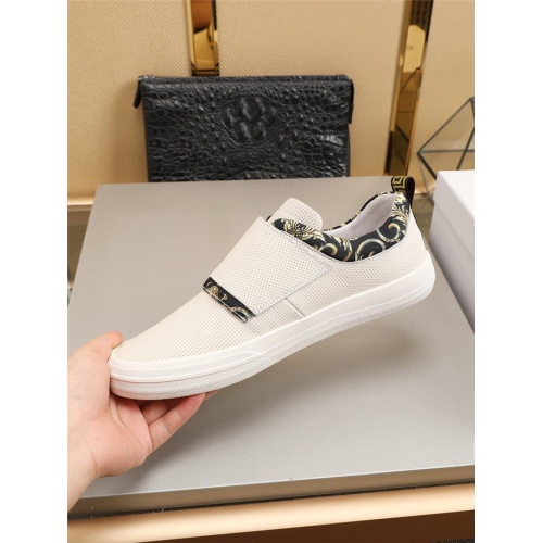 Cheap Versace Casual Shoes For Men #807551 Replica Wholesale [$76.00 USD] [ITEM#807551] on Replica Versace Casual Shoes