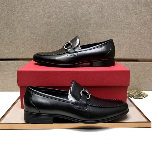 Cheap Salvatore Ferragamo Leather Shoes For Men #807699 Replica Wholesale [$85.00 USD] [ITEM#807699] on Replica Salvatore Ferragamo Leather Shoes