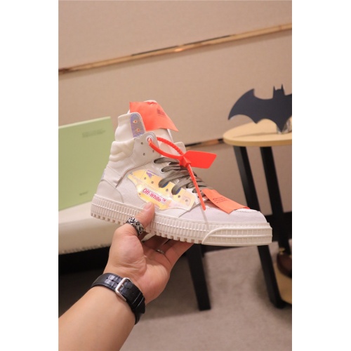 Cheap Off-White High Tops Shoes For Men #808897 Replica Wholesale [$102.00 USD] [ITEM#808897] on Replica Off-White High Tops Shoes