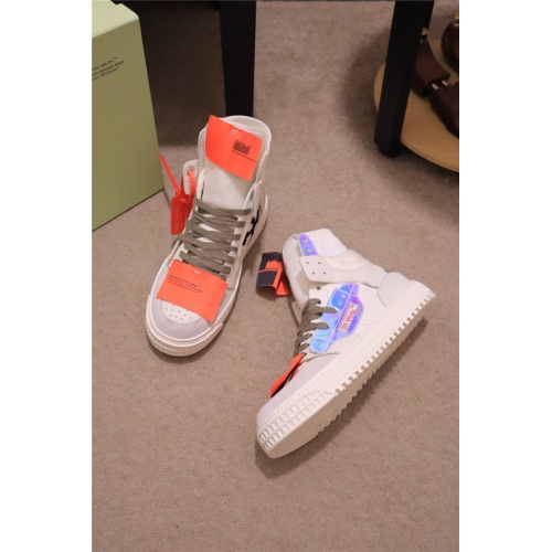 Cheap Off-White High Tops Shoes For Men #808897 Replica Wholesale [$102.00 USD] [ITEM#808897] on Replica Off-White High Tops Shoes