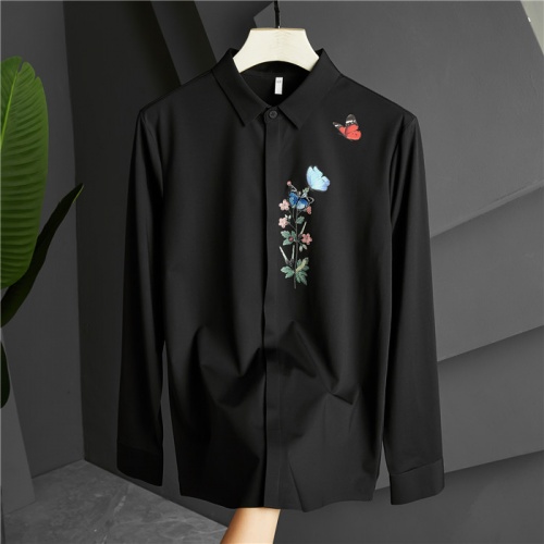 Cheap Dolce &amp; Gabbana D&amp;G Shirts Long Sleeved For Men #809253 Replica Wholesale [$85.00 USD] [ITEM#809253] on Replica Dolce &amp; Gabbana D&amp;G Shirts
