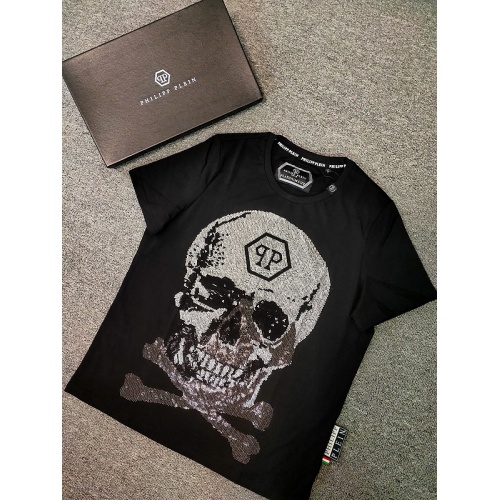 Cheap Philipp Plein PP T-Shirts Short Sleeved For Men #809298 Replica Wholesale [$27.00 USD] [ITEM#809298] on Replica Philipp Plein PP T-Shirts