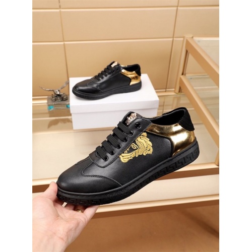 Cheap Versace Casual Shoes For Men #810179 Replica Wholesale [$76.00 USD] [ITEM#810179] on Replica Versace Casual Shoes