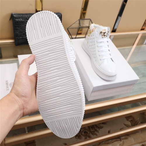 Cheap Versace High Tops Shoes For Men #811132 Replica Wholesale [$80.00 USD] [ITEM#811132] on Replica Versace High Tops Shoes