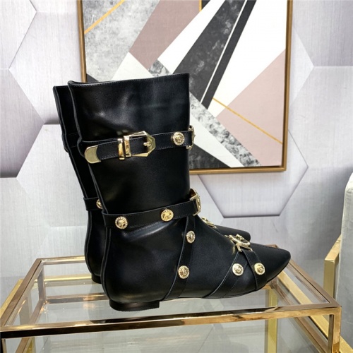 Cheap Versace Boots For Women #811319 Replica Wholesale [$125.00 USD] [ITEM#811319] on Replica Versace Boots