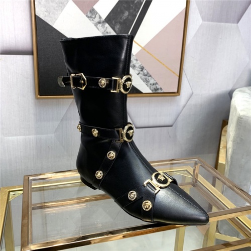 Cheap Versace Boots For Women #811319 Replica Wholesale [$125.00 USD ...