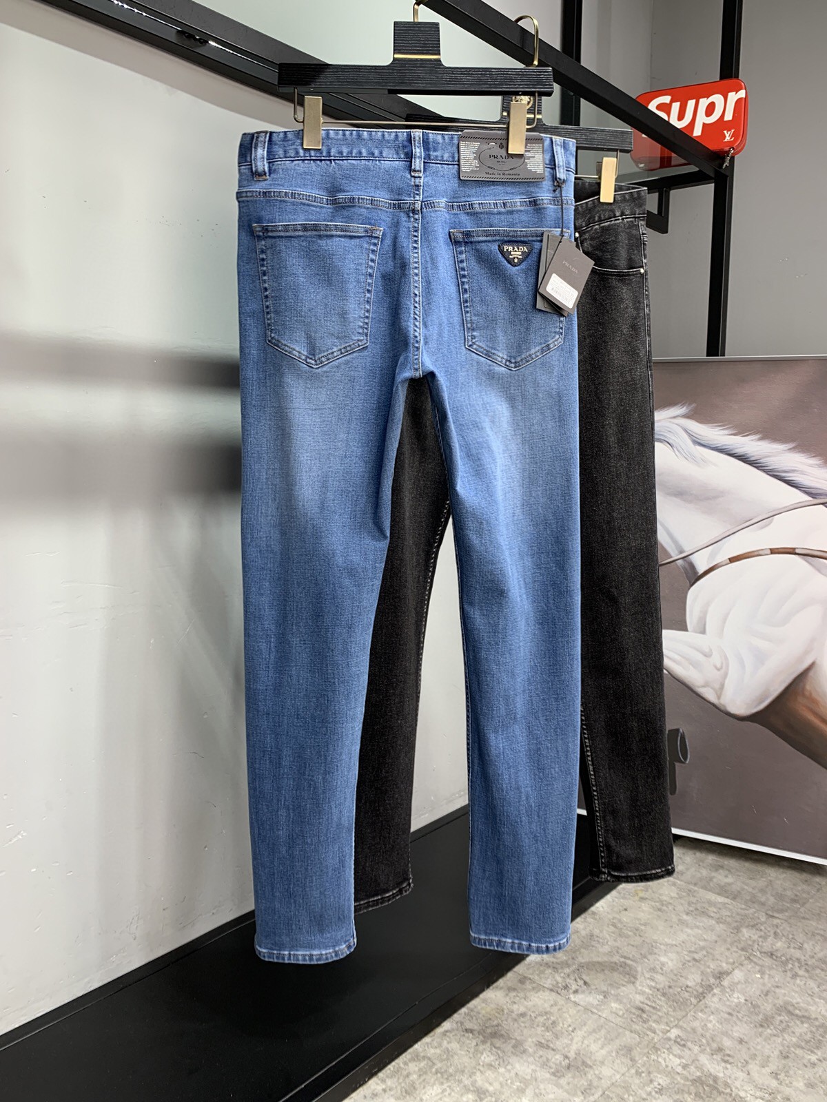 Cheap Prada Jeans For Men #805878 Replica Wholesale [$41.00 USD] [ITEM ...