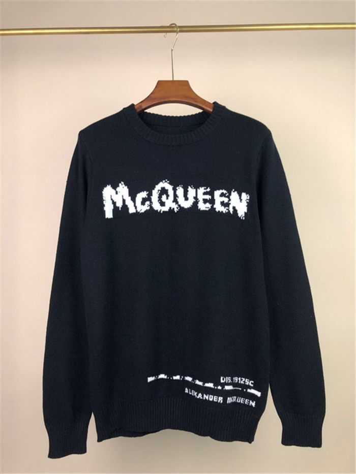 Cheap Alexander McQueen Sweater Long Sleeved O-Neck For Men #811776 ...