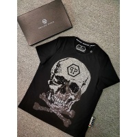 Cheap Philipp Plein PP T-Shirts Short Sleeved For Men #809298 Replica Wholesale [$27.00 USD] [ITEM#809298] on Replica Philipp Plein PP T-Shirts