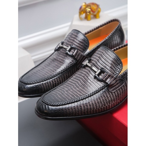 Cheap Salvatore Ferragamo Leather Shoes For Men #811935 Replica Wholesale [$82.00 USD] [ITEM#811935] on Replica Salvatore Ferragamo Leather Shoes