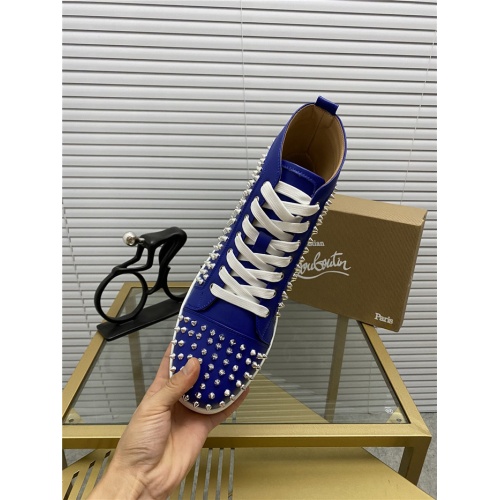 Cheap Christian Louboutin High Tops Shoes For Women #812863 Replica Wholesale [$92.00 USD] [ITEM#812863] on Replica Christian Louboutin High Top Shoes