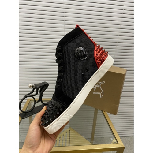 Cheap Christian Louboutin High Tops Shoes For Women #812864 Replica Wholesale [$92.00 USD] [ITEM#812864] on Replica Christian Louboutin High Top Shoes