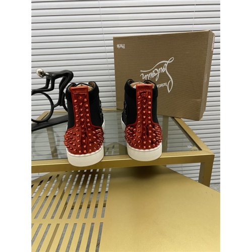 Cheap Christian Louboutin High Tops Shoes For Women #812864 Replica Wholesale [$92.00 USD] [ITEM#812864] on Replica Christian Louboutin High Top Shoes