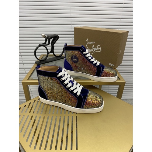 Cheap Christian Louboutin High Tops Shoes For Women #812866 Replica Wholesale [$102.00 USD] [ITEM#812866] on Replica Christian Louboutin High Top Shoes