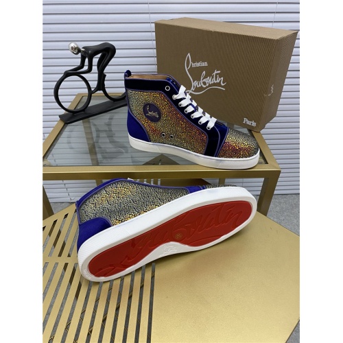 Cheap Christian Louboutin High Tops Shoes For Women #812866 Replica Wholesale [$102.00 USD] [ITEM#812866] on Replica Christian Louboutin High Top Shoes
