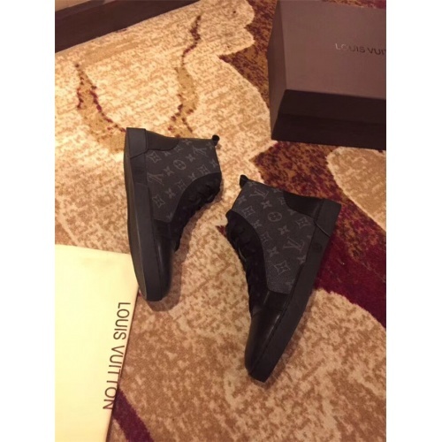 Cheap Louis Vuitton High Tops Shoes For Men #813581 Replica Wholesale [$64.00 USD] [ITEM#813581] on Replica Clearance