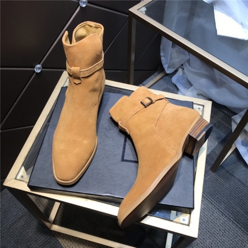 Cheap Yves Saint Laurent Boots For Men #814239 Replica Wholesale [$105.00 USD] [ITEM#814239] on Replica Yves Saint Laurent YSL Boots