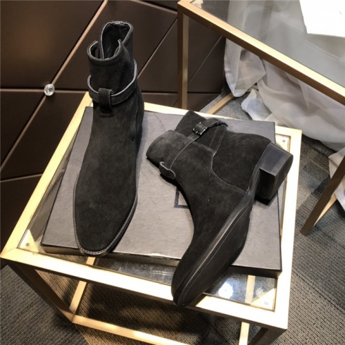 Cheap Yves Saint Laurent Boots For Men #814240 Replica Wholesale [$105.00 USD] [ITEM#814240] on Replica Yves Saint Laurent YSL Boots
