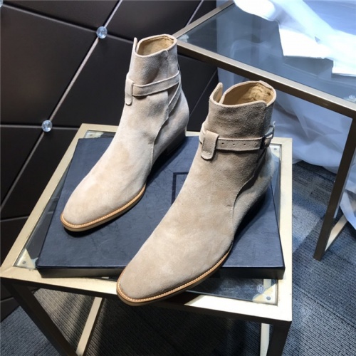 Cheap Yves Saint Laurent Boots For Men #814241 Replica Wholesale [$105.00 USD] [ITEM#814241] on Replica Yves Saint Laurent YSL Boots