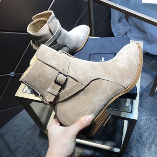 Cheap Yves Saint Laurent Boots For Men #814241 Replica Wholesale [$105.00 USD] [ITEM#814241] on Replica Yves Saint Laurent YSL Boots