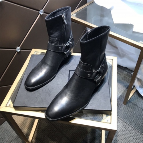 Cheap Yves Saint Laurent Boots For Men #814245 Replica Wholesale [$112.00 USD] [ITEM#814245] on Replica Yves Saint Laurent YSL Boots