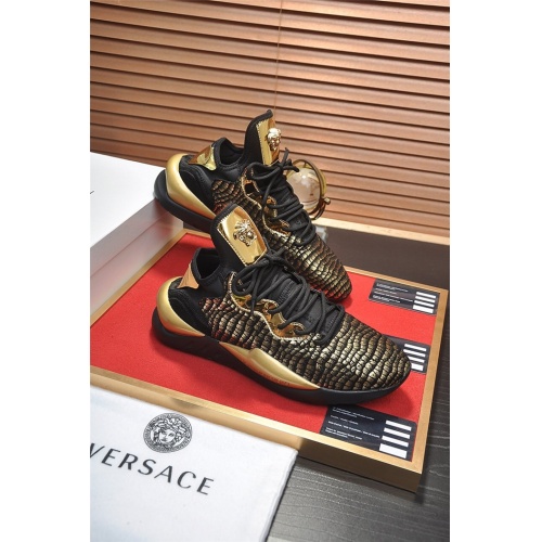 Cheap Versace Casual Shoes For Men #814640 Replica Wholesale [$82.00 USD] [ITEM#814640] on Replica Versace Casual Shoes