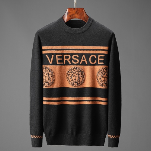 Cheap Versace Sweaters Long Sleeved For Men #815052 Replica Wholesale [$52.00 USD] [ITEM#815052] on Replica Versace Sweaters