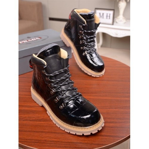 Cheap Prada Boots For Men #816772 Replica Wholesale [$88.00 USD] [ITEM#816772] on Replica Prada Boots